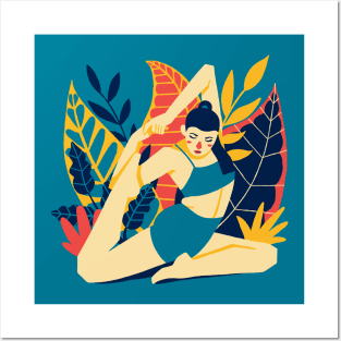 Morning yoga Posters and Art